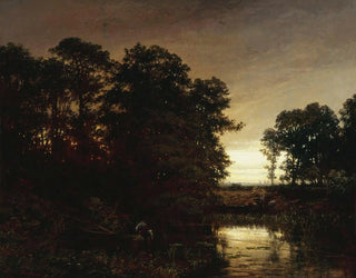 Charles Franois Daubigny - Waterside landscape.webp