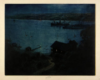 Charles Frederick William Mielatz - MoonlightHudson River.webp