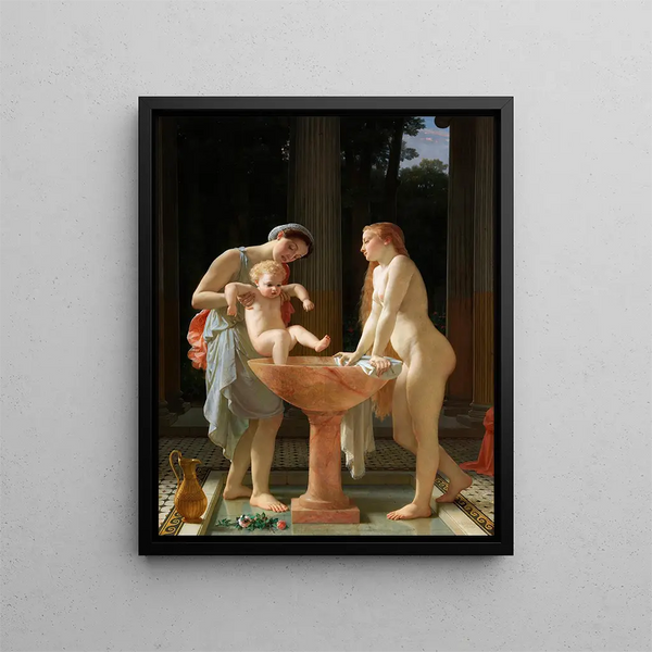 Le bain - Charles Gleyre — oprawiony obraz na ścianie