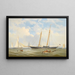 Le schooner Viking du Royal Yacht Squadron à l'ancre au large de Cowes - Charles Gregory — oprawiony obraz na ścianie