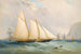 La goélette du Royal Yacht Squadron Viking au large des Needles - Charles Gregory — widok dzieła