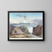 Mont Hecla, Islandia - Charles Hamilton Smith — oprawiony obraz na ścianie