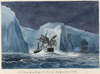 Charles Hamilton Smith - The Erebus Passing Through the Chain of Icebergs.webp