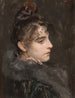 Portret damy - Charles Hermans — widok dzieła