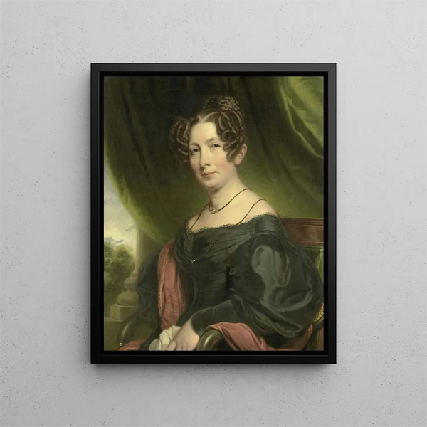 Maria Antoinette Charlotte Sanderson 1782-1859 Żona Johana Frasera - Charles Howard Hodges — oprawiony obraz na ścianie