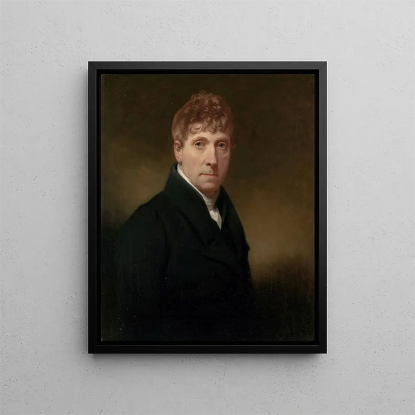 autoportret - Charles Howard Hodges — oprawiony obraz na ścianie