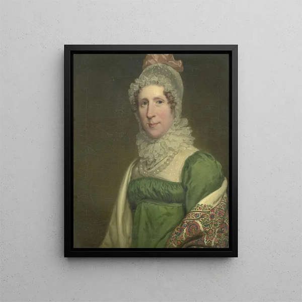 Suzanna Maria Crommelin 1780-1820 Żona Egberta Johanna Kocha - Charles Howard Hodges — oprawiony obraz na ścianie