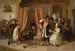 Dzieci bawiące się sceną z utworu Hamlet Akt II Scena II - Charles Hunt — widok dzieła