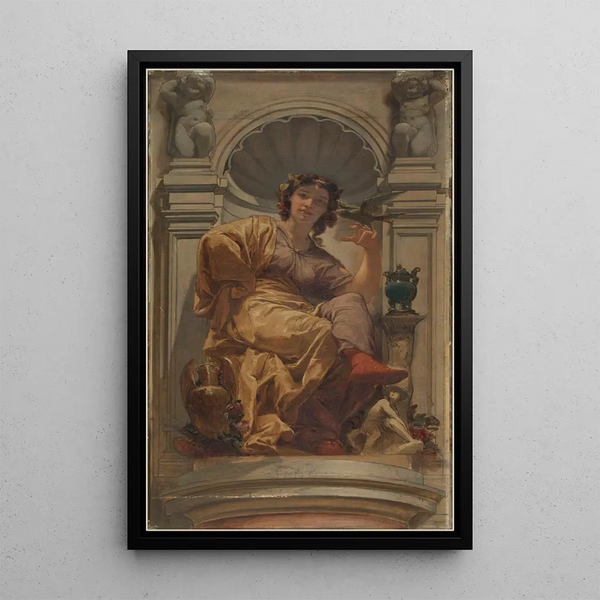 Reprodukcja obrazu La fantaisie - Charles Louis Müller