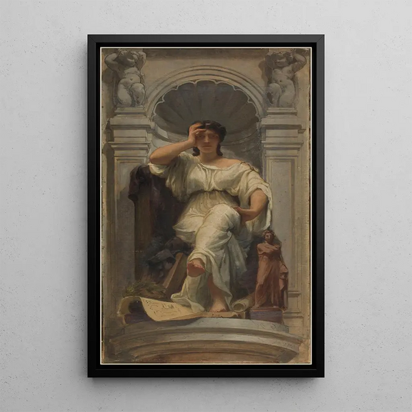 La pensée ou l'architecture - Charles Louis Müller — oprawiony obraz na ścianie