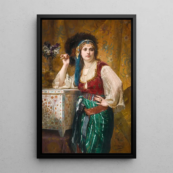Reprodukcja obrazu Odalisque - Charles Louis Müller