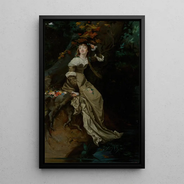 Reprodukcja obrazu Ophélie - Charles Louis Müller