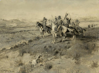 Charles Marion Russell - Before The White Man Came Indian Game Hunt.webp
