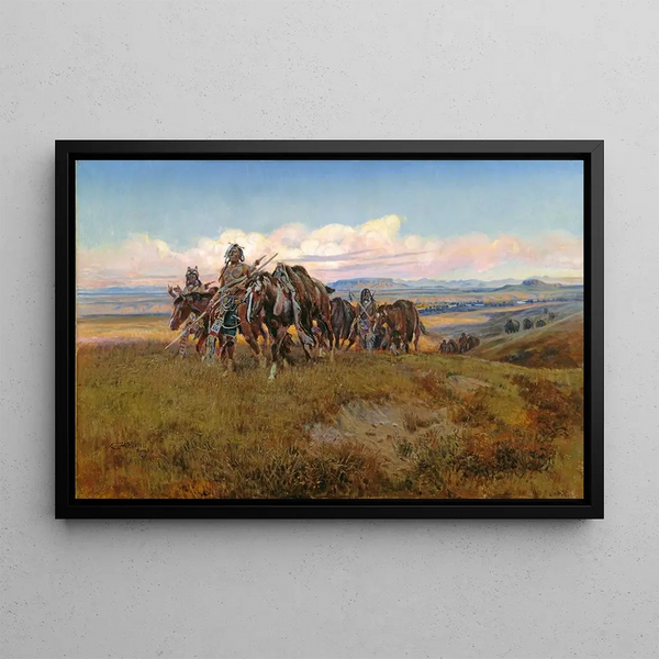 Charles Marion Russell - In the Enemys Country.webp