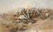 Le combat de Custer - Charles Marion Russell — widok dzieła
