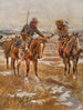 La réunion - Charles Marion Russell — widok dzieła