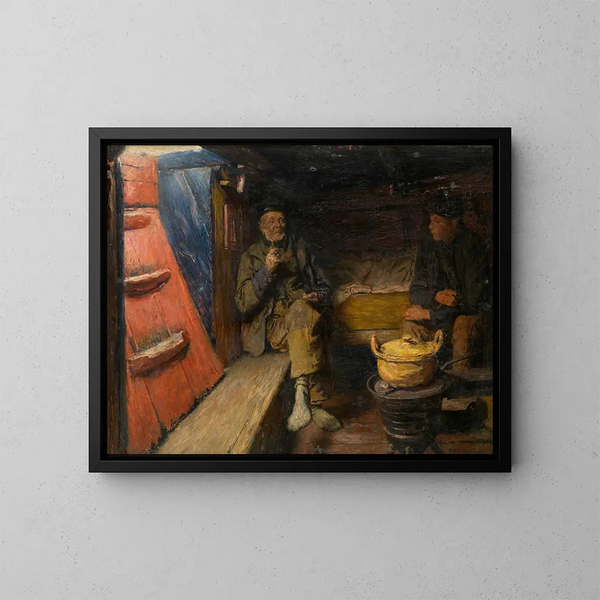 Saloon - Charles Mertens — oprawiony obraz na ścianie