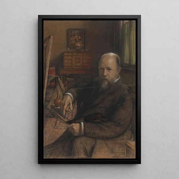 Reprodukcja obrazu Le peintre Frans Van Leemputten - Charles Mertens