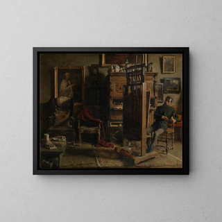 Charles Mertens - The Studio of the painter Jules Lambeaux.webp