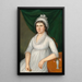 Hannah Lemmon Corcoran Madame Thomas Corcoran - Charles Peale Polk — oprawiony obraz na ścianie