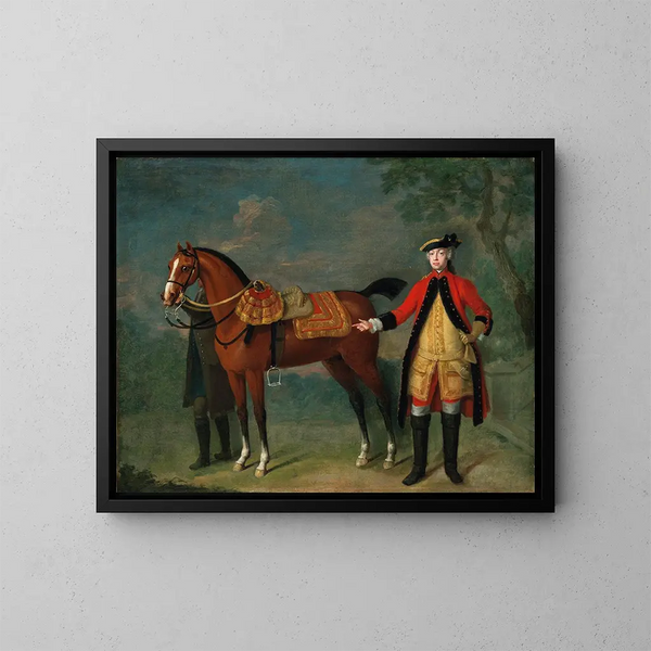 Portret Thomasa Congreve 1714-1777 - Charles Philips — oprawiony obraz na ścianie