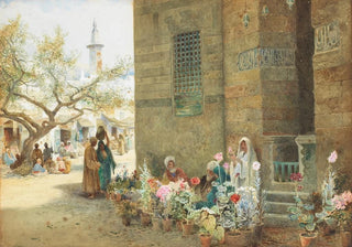Charles Robertson - Market scene Cairo.webp