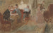 Rozrywki wieczorne - Charles Samuel Keene — widok dzieła