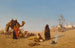 La halte de la caravane - Charles Théodore Frère — widok dzieła