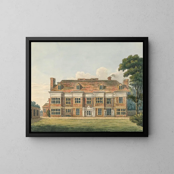 Maison d'Ealing, Middlesex - Charles Tomkins — oprawiony obraz na ścianie
