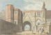Czytanie przy drzwiach - Charles Tomkins — widok dzieła