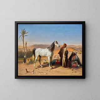 Charles Tschaggeny - An Arabian In The Desert.webp