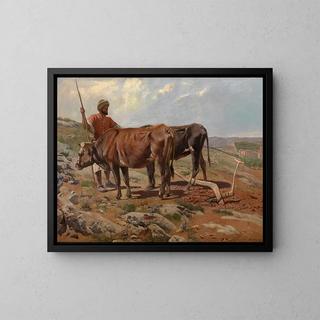 Charles Verlat - Plough Oxes with Fellah.webp