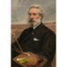 Le peintre Jean Pierre François Lamorinière - Charles Verlat — oprawiony obraz na ścianie