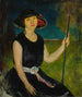 Czarny kapelusz - Charles Webster Hawthorne — widok dzieła