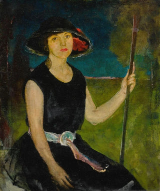 Charles Webster Hawthorne - The Black Hat.webp