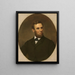 Abraham Lincoln - Charles Wesley Jarvis — oprawiony obraz na ścianie