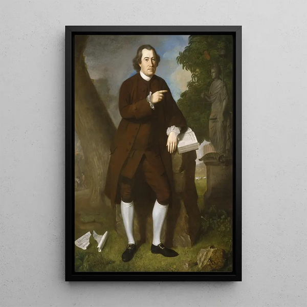 John Beale Bordley - Charles Willson Peale — oprawiony obraz na ścianie