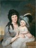 Mme John Nicholson Hannah Duncan i John Nicholson Jr - Charles Willson Peale — widok dzieła