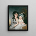 Mme John Nicholson Hannah Duncan i John Nicholson Jr - Charles Willson Peale — oprawiony obraz na ścianie