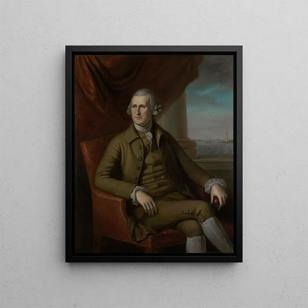 Thomas Willing - Charles Willson Peale — oprawiony obraz na ścianie