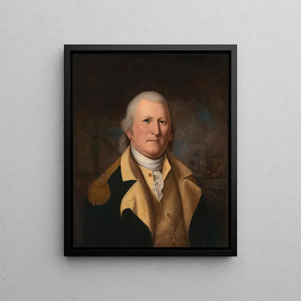 William Moultrie - Charles Willson Peale — oprawiony obraz na ścianie