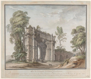 Charles de Wailly - Design for a Triumphal Arch for the Gardens at Chateau dEnghien Belgium.webp