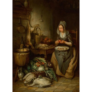 Reprodukcja obrazu Le garde-manger - Charles van Meer