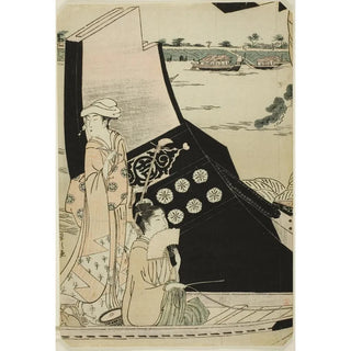 Chbunsai Eishi - Women on a Pleasure Boat.webp