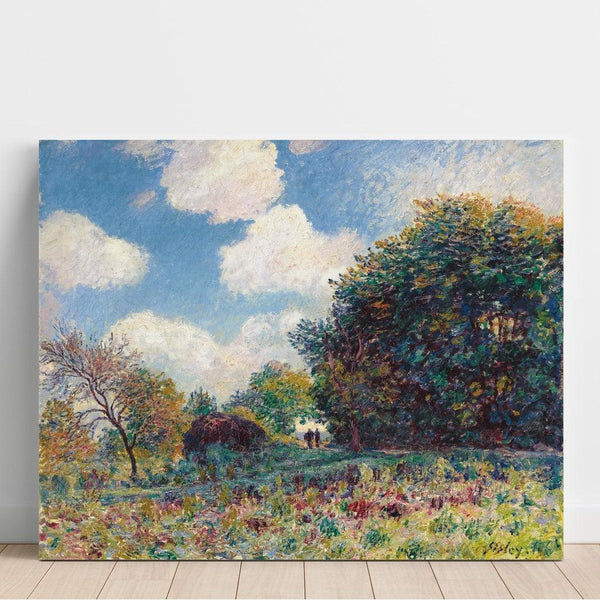 Chemin à l’entrée d’un bois - Alfred Sisley | Reproduction Tableau Décoration murale affiche copie