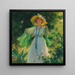 Ścieżka kwiatów - Charles Courtney Curran — oprawiony obraz na ścianie