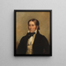 David Crockett - Chester Harding — oprawiony obraz na ścianie