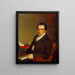 Dr Samuel A. Bemis - Chester Harding — oprawiony obraz na ścianie