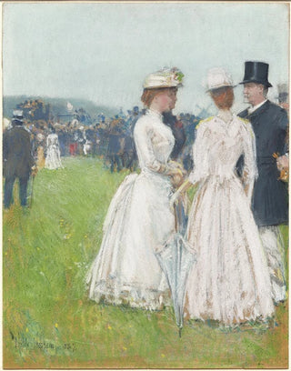 Childe Hassam - Au Grand Prix de Paris At the Grand Prix de Paris.webp