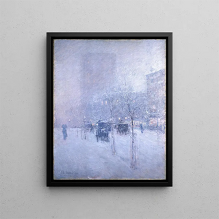 Childe Hassam - Late Afternoon New York Winter.webp